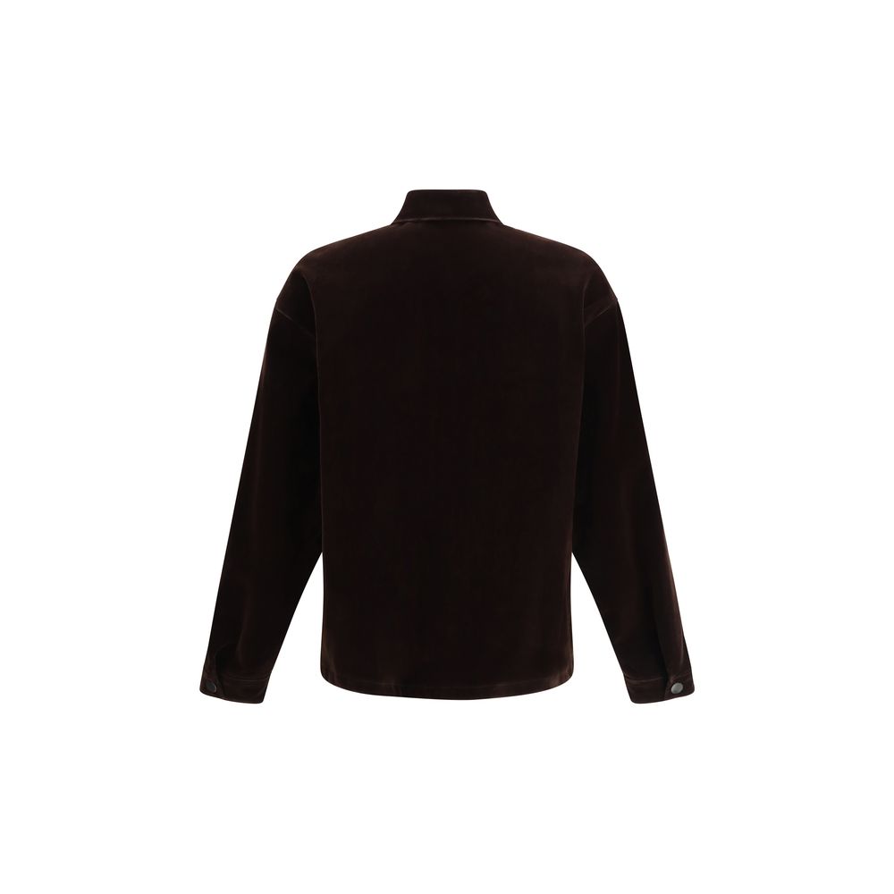 Prada velvet shirt jacket
